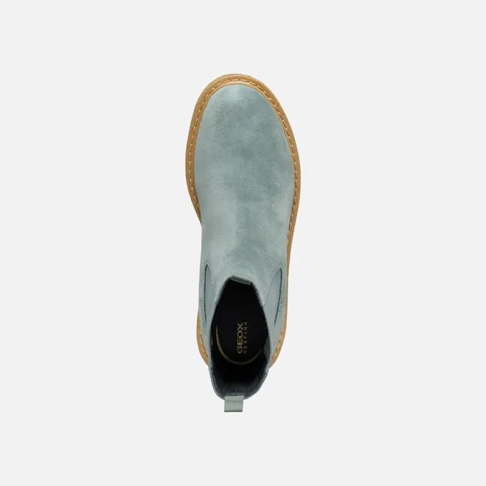 Woman Geox Ankle Boots ELIDEA WOMAN Sage Chelsea Boots Sage