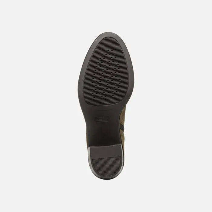 Woman Geox Ankle Boots FARNIA WOMAN Musk Medium Heel Ankle Boots Musk