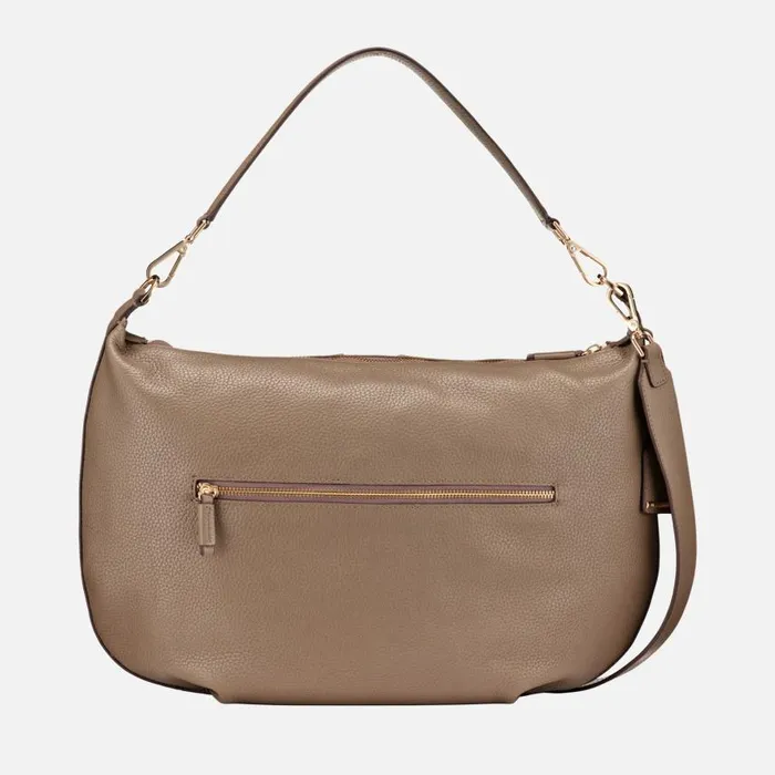 Woman Geox Bags AURELYI WOMAN Taupe Shoulder Bag Taupe