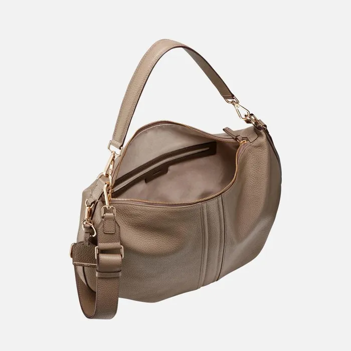 Woman Geox Bags AURELYI WOMAN Taupe Shoulder Bag Taupe
