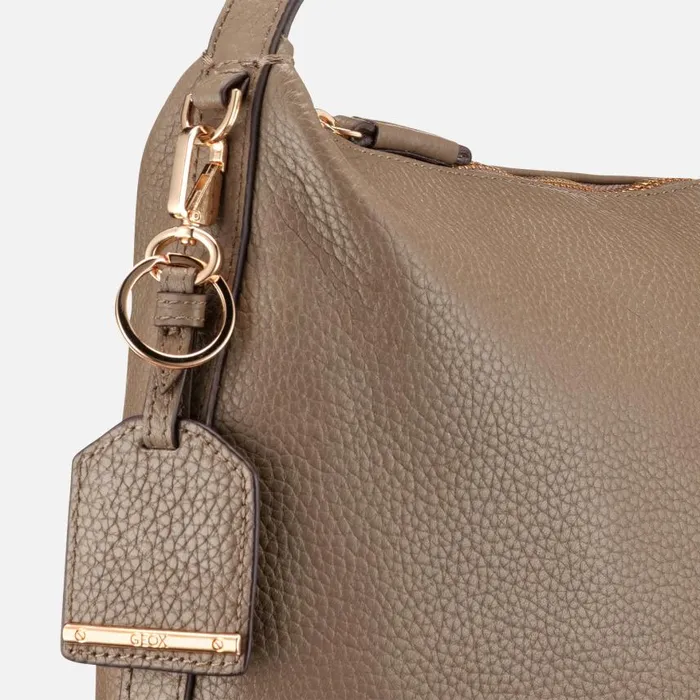 Woman Geox Bags AURELYI WOMAN Taupe Shoulder Bag Taupe