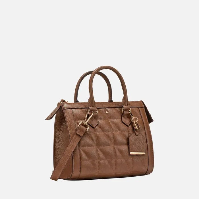Woman Geox Bags OLYMPIY WOMAN Mud Handbag Mud