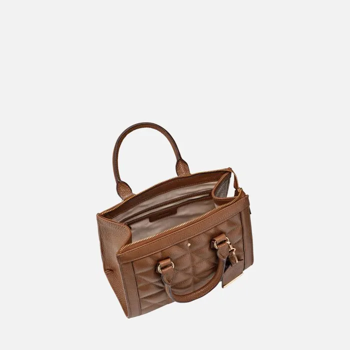 Woman Geox Bags OLYMPIY WOMAN Mud Handbag Mud
