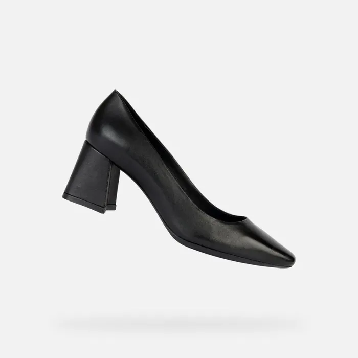 Woman Geox Heels GISELDA A Medium Heel Pumps Black Woman Geox Black