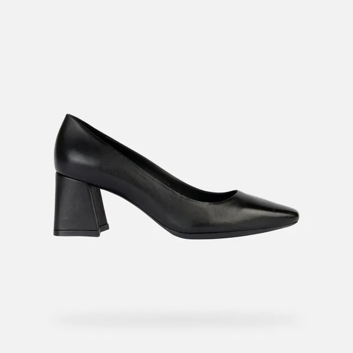 Woman Geox Heels GISELDA A Medium Heel Pumps Black Woman Geox Black