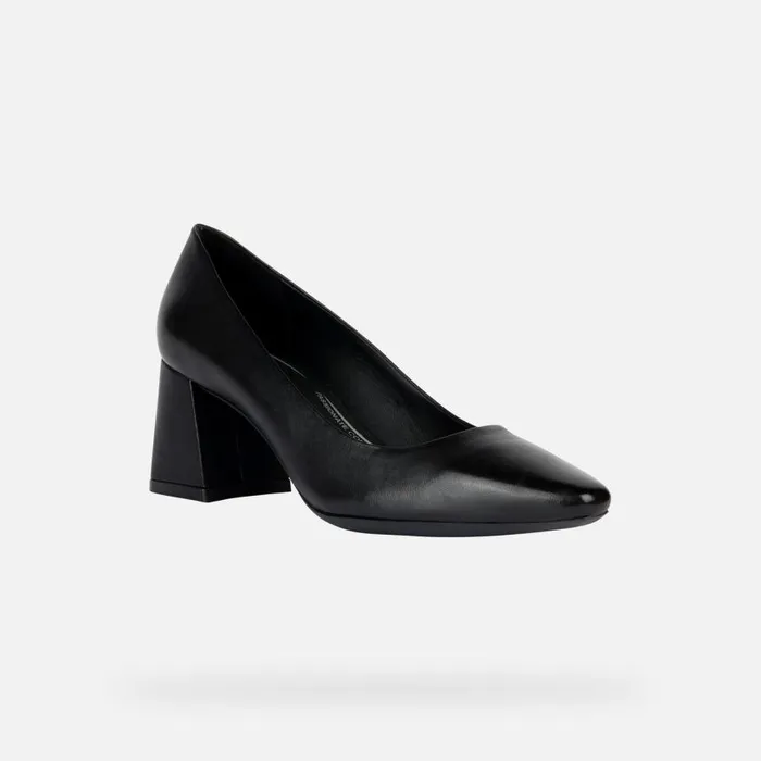 Woman Geox Heels GISELDA A Medium Heel Pumps Black Woman Geox Black