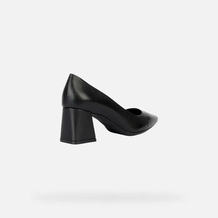 Woman Geox Heels GISELDA A Medium Heel Pumps Black Woman Geox Black