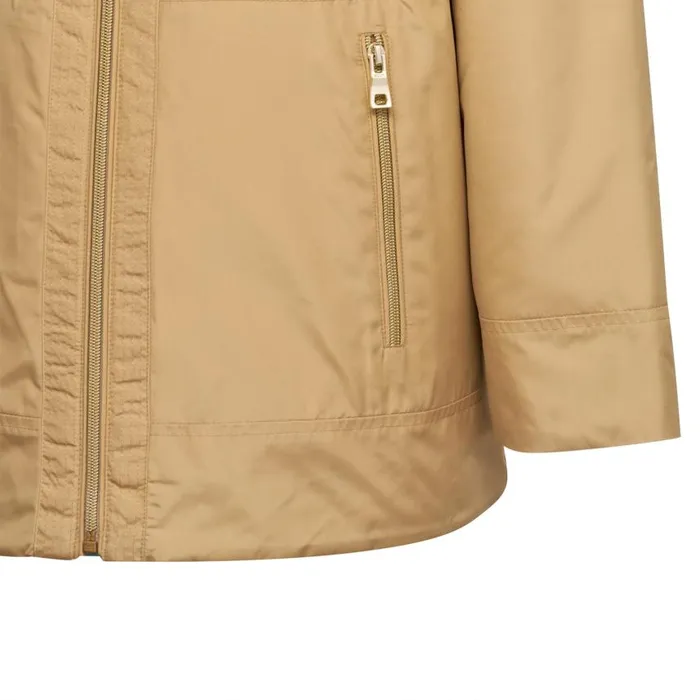 Woman Geox Jackets DORALEA WOMAN TravertineInfinity Reversible Jacket Travertineinfinity