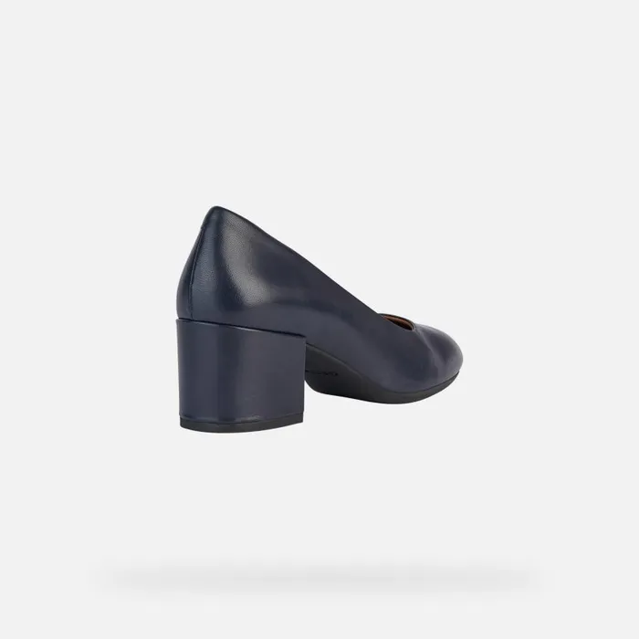 Woman Geox Pumps ELEANA Women039s Navy Medium Heel Pumps Geox Navy