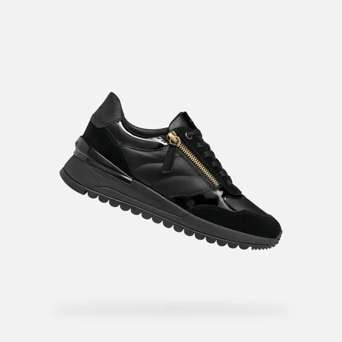 Woman Geox Sneakers DESYA WOMAN Black Low Top Sneakers Black