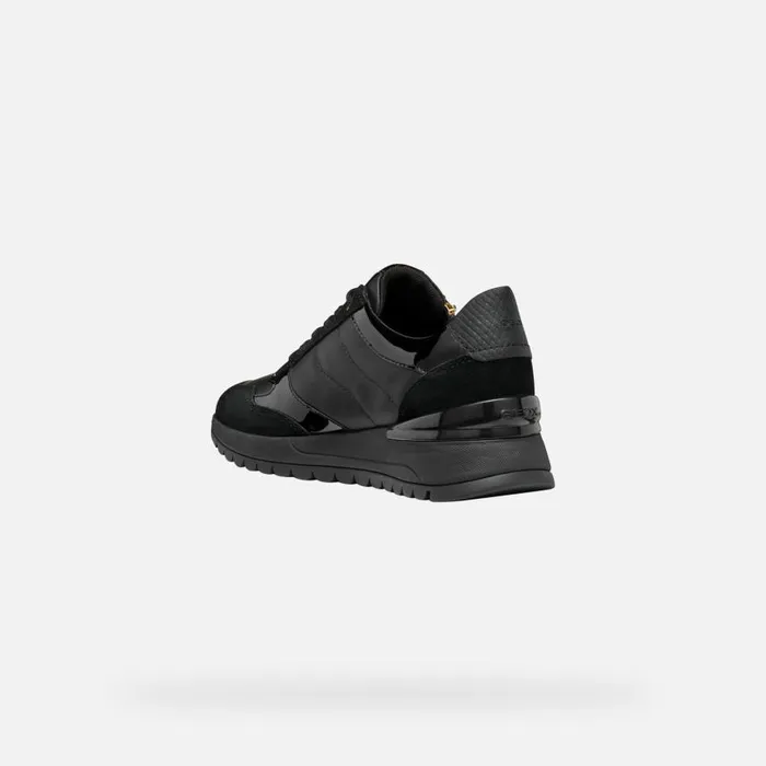 Woman Geox Sneakers DESYA WOMAN Black Low Top Sneakers Black