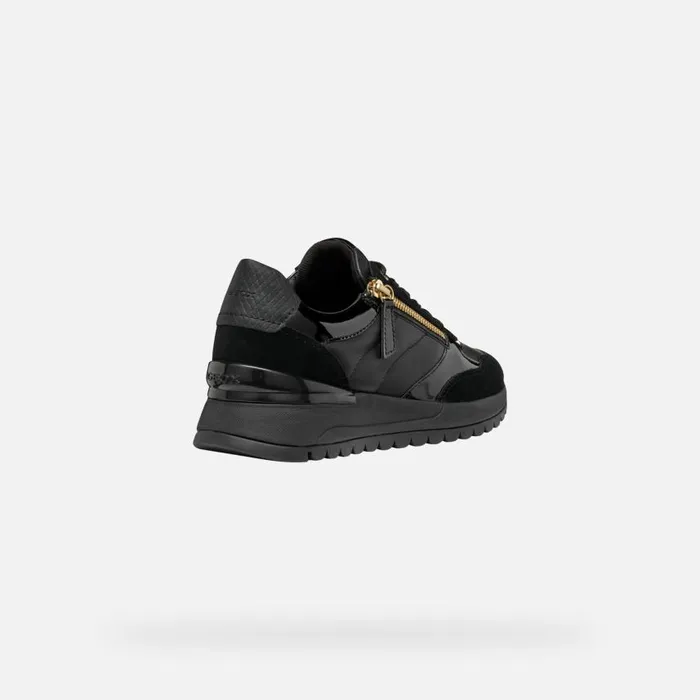 Woman Geox Sneakers DESYA WOMAN Black Low Top Sneakers Black