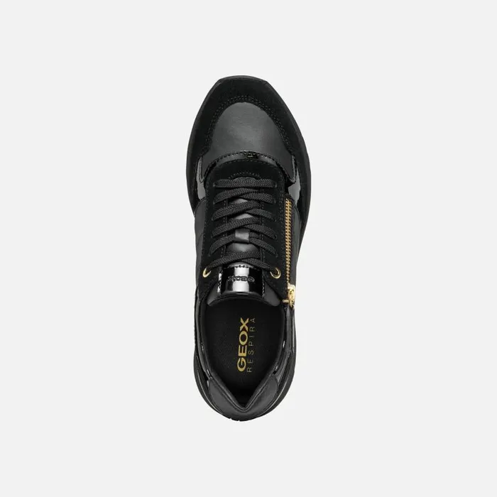 Woman Geox Sneakers DESYA WOMAN Black Low Top Sneakers Black