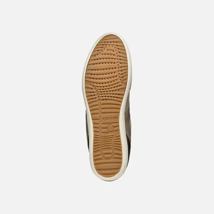 Woman Geox Sneakers MYRIA WOMAN Taupe High Top Sneakers Taupe