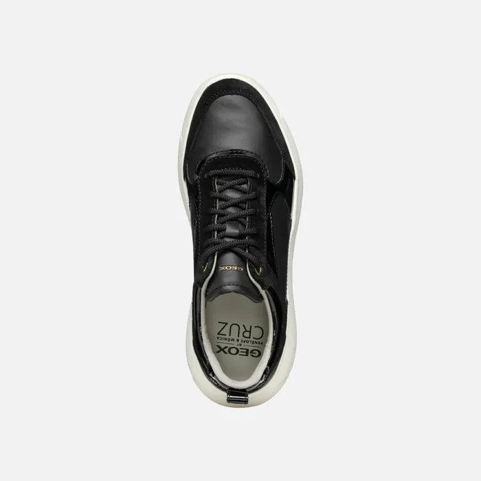 Woman Geox Sneakers NEBULA 20 X WOMAN Black Low Top Sneakers Black