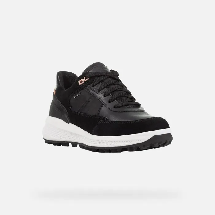 Woman Geox Sneakers PG1X B ABX A Waterproof Shoes Black Woman Geox Black