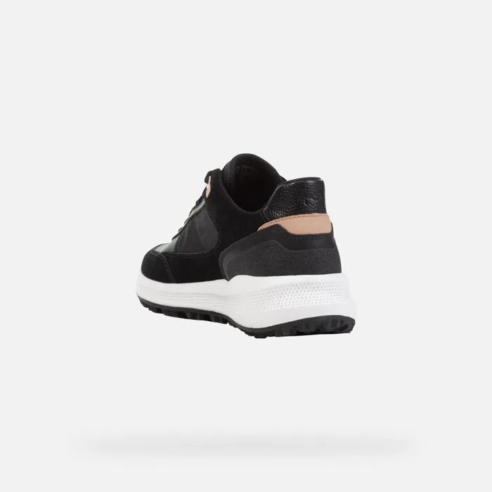 Woman Geox Sneakers PG1X B ABX A Waterproof Shoes Black Woman Geox Black