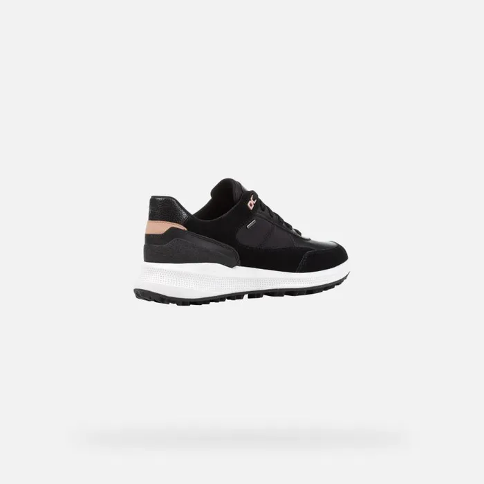 Woman Geox Sneakers PG1X B ABX A Waterproof Shoes Black Woman Geox Black