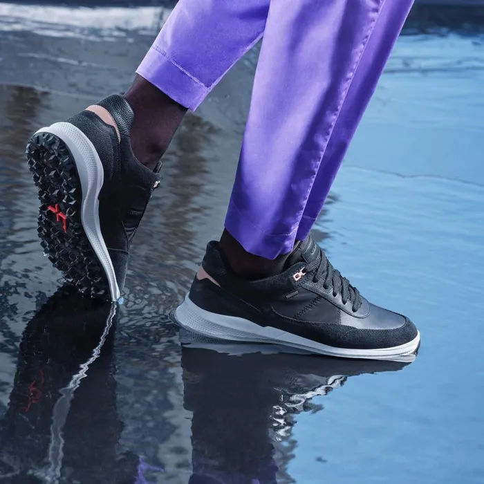 Woman Geox Sneakers PG1X B ABX A Waterproof Shoes Black Woman Geox Black