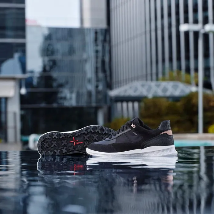 Woman Geox Sneakers PG1X B ABX A Waterproof Shoes Black Woman Geox Black