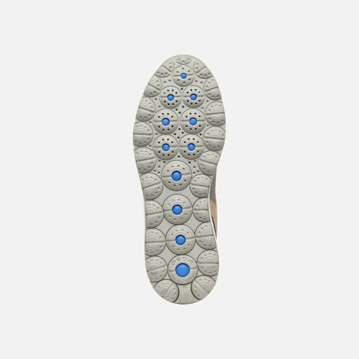 Woman Geox Sneakers SPHERICA 4X4 ABX WOMAN Dark GreyDark Purple Waterproof Trainers Dark Greydark Purple