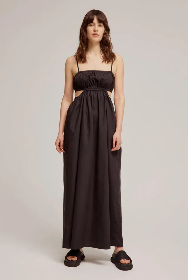 Woman Venroy Dresses Cut Out Maxi Dress