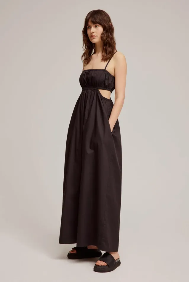 Woman Venroy Dresses Cut Out Maxi Dress