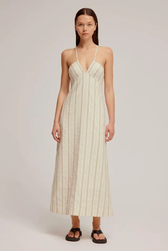 Woman Venroy Dresses V Neck Midi Dress