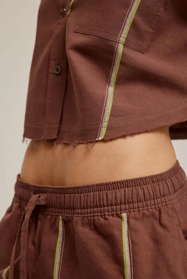 Woman Venroy Shirts Cropped Shirt