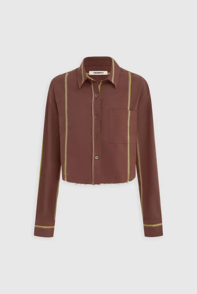 Woman Venroy Shirts Cropped Shirt
