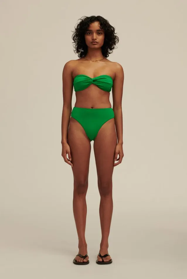 Woman Venroy Swim and Separates Twist Strapless Top