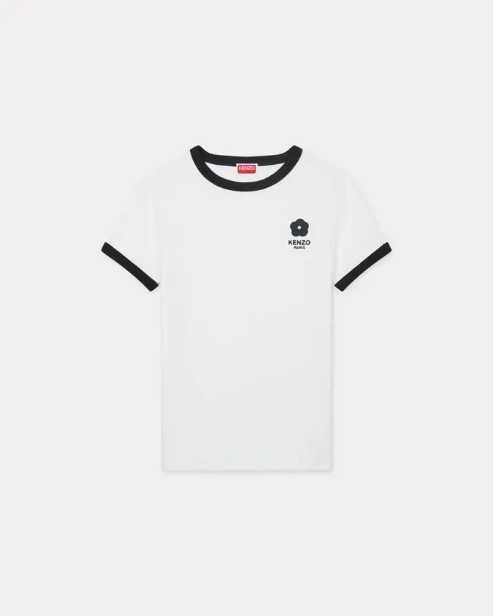 Women 039Boke Flower 20039 Embroidered Tshirt White Kenzo Tshirts And Polos