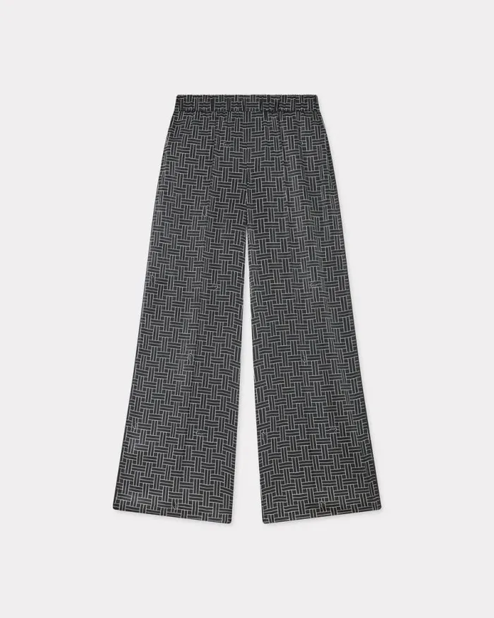 Women 039KENZO Weave039 Pyjama Pants Black Kenzo Pants And Shorts