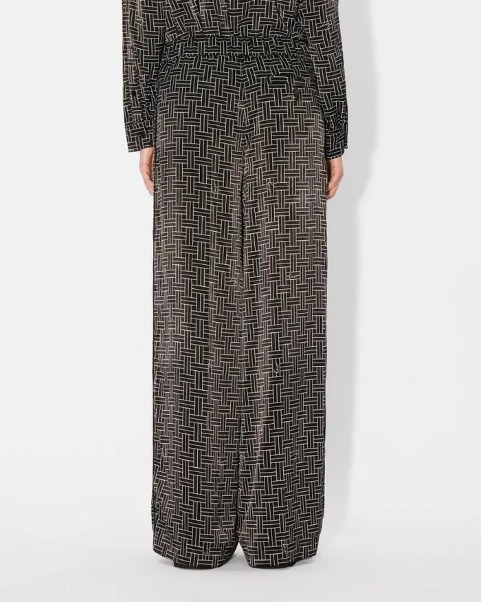 Women 039KENZO Weave039 Pyjama Pants Black Kenzo Pants And Shorts