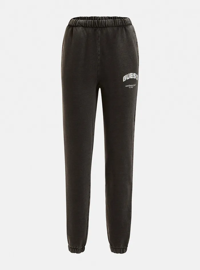 Women Activewear GUESS Black Bryony Active Logo Trackpants Women Activewear GUESS Black Bryony Active Logo Trackpants
