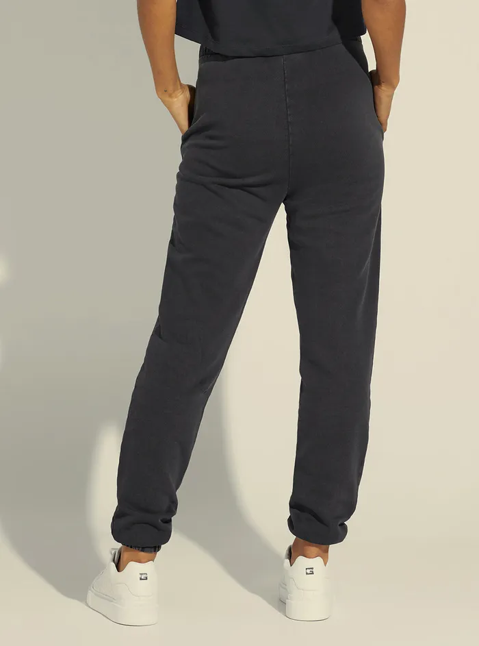 Women Activewear GUESS Black Bryony Active Logo Trackpants Women Activewear GUESS Black Bryony Active Logo Trackpants