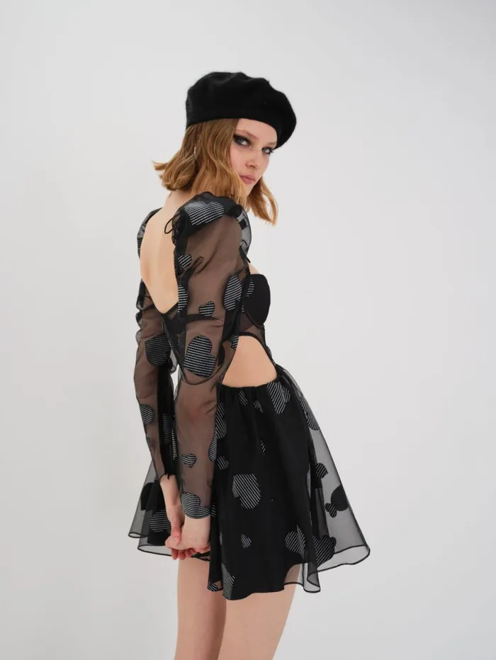 Women Alexandra Long Sleeve Mini Dress Black For Love and Lemons Dresses Women Alexandra Long Sleeve Mini Dress Black For Love and Lemons Dresses