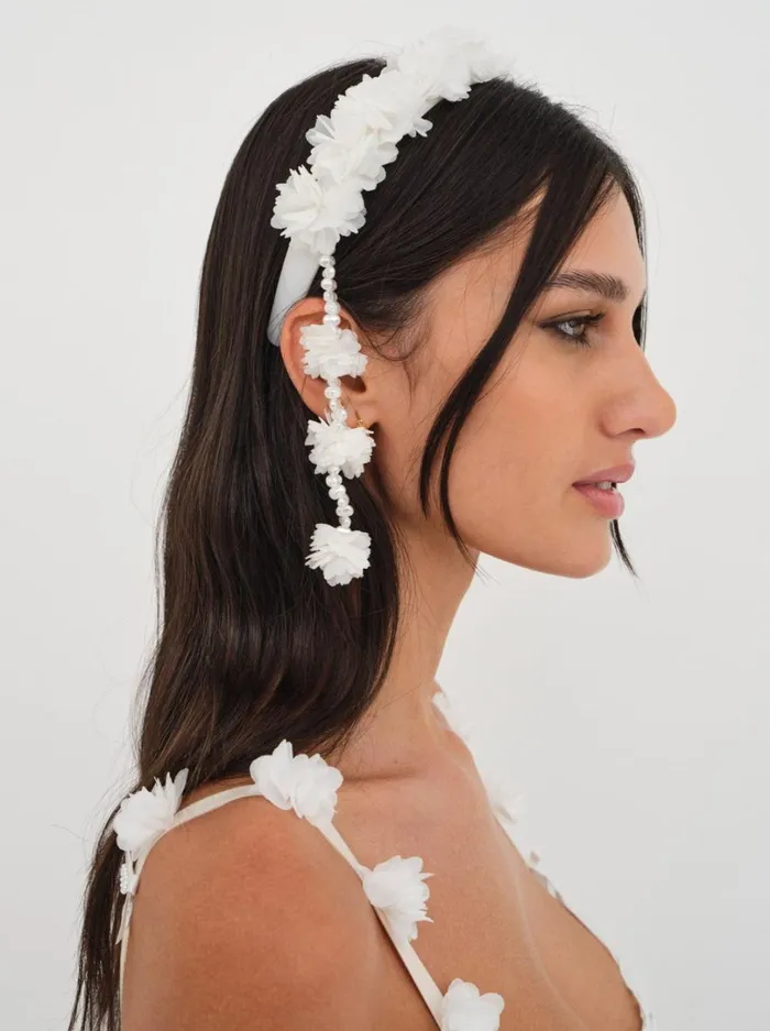 Women Amore Headband White For Love and Lemons Lingerie