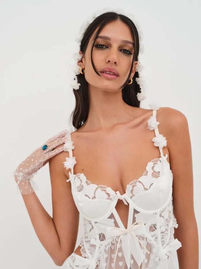 Women Amore Headband White For Love and Lemons Lingerie Women Amore Headband White For Love and Lemons Lingerie