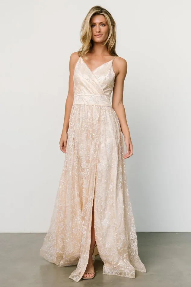 Women Angel Shimmer Gown Champagne Baltic Born Tulle Styles