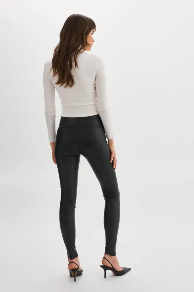 Women ANI Leather Leggings Black LAMARQUE Pants and Shorts Women ANI Leather Leggings Black LAMARQUE Pants and Shorts