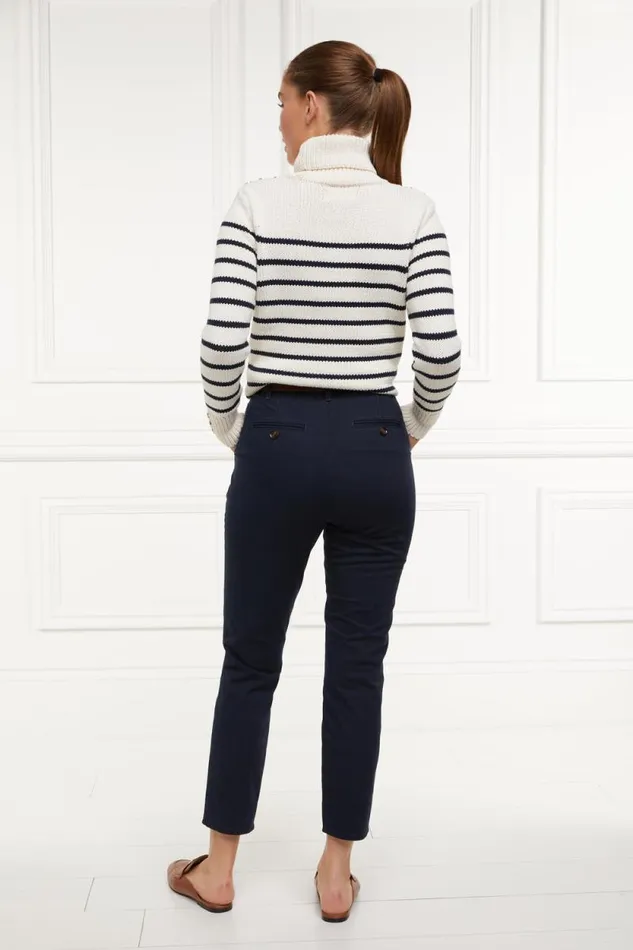 Women Arnesby Chino Ink Navy Holland Cooper Trousers Women Arnesby Chino Ink Navy Holland Cooper Trousers
