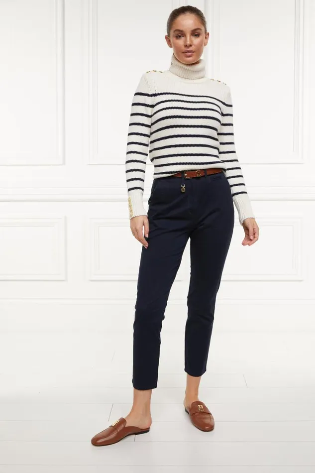 Women Arnesby Chino Ink Navy Holland Cooper Trousers Women Arnesby Chino Ink Navy Holland Cooper Trousers