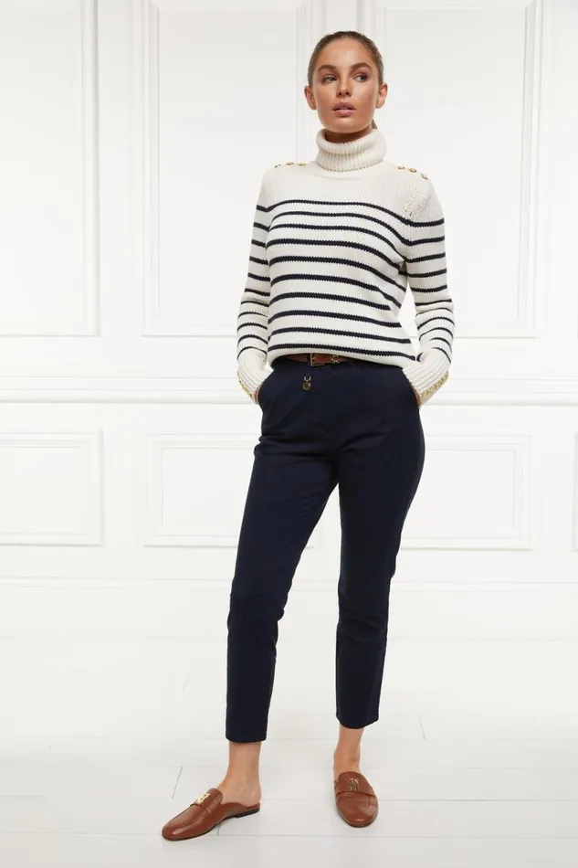 Women Arnesby Chino Ink Navy Holland Cooper Trousers Women Arnesby Chino Ink Navy Holland Cooper Trousers
