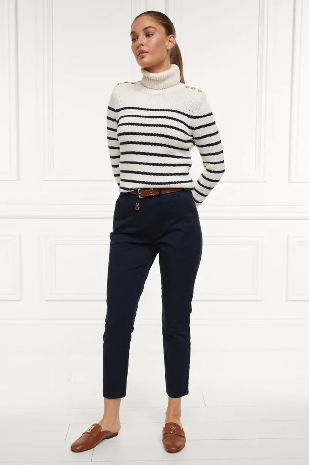 Women Arnesby Chino Ink Navy Holland Cooper Trousers Women Arnesby Chino Ink Navy Holland Cooper Trousers