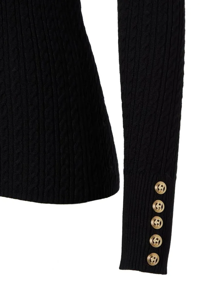 Women Ava Quarter Zip Knit Black Holland Cooper Knitwear Women Ava Quarter Zip Knit Black Holland Cooper Knitwear