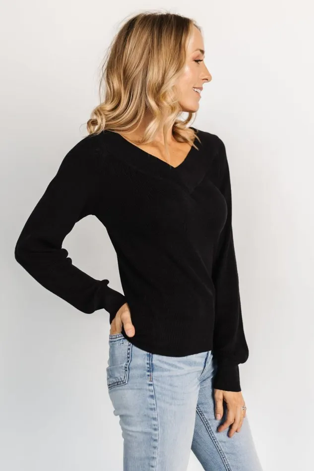 Women Avenue Knit Sweater Black Baltic Born Sweaters Women Avenue Knit Sweater Black Baltic Born Sweaters