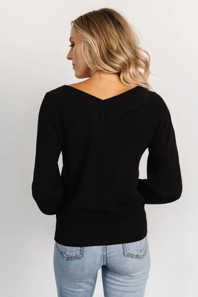 Women Avenue Knit Sweater Black Baltic Born Sweaters Women Avenue Knit Sweater Black Baltic Born Sweaters