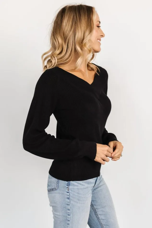 Women Avenue Knit Sweater Black Baltic Born Sweaters Women Avenue Knit Sweater Black Baltic Born Sweaters