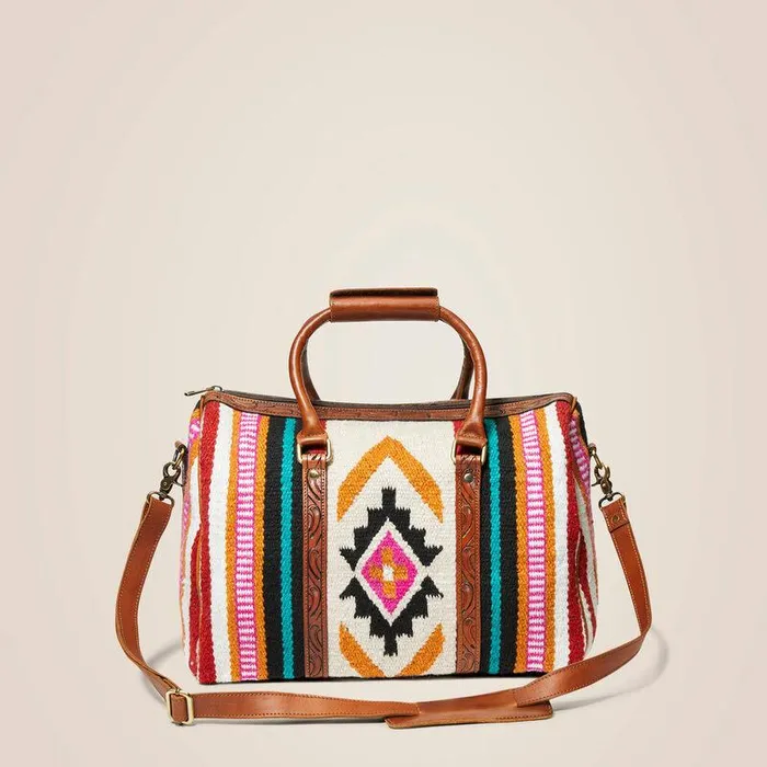 Women Bags and Wallets Ariat Rug Woven Duffel Multi